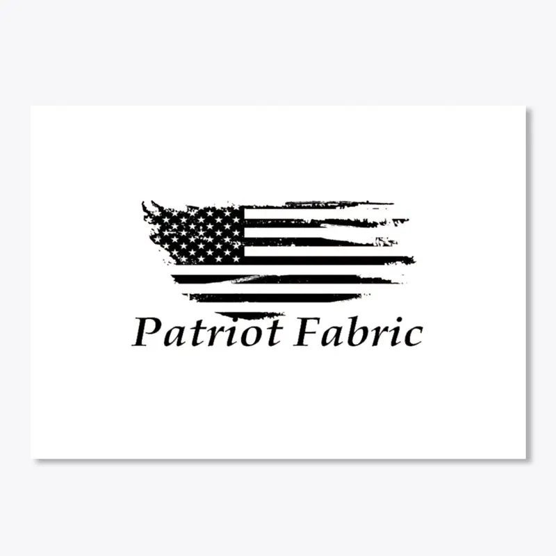 The Patriot Fabric Sticker!